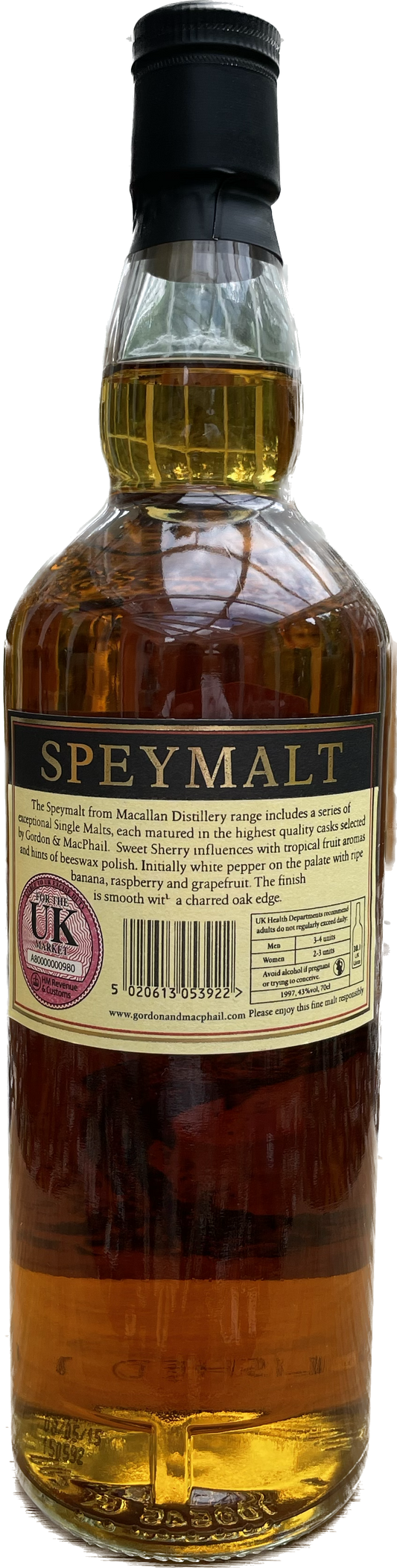 Speymalt Macallan von 1997 Single Malt Whisky